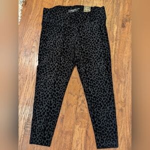 NWT Torrid leopard pixie black slim fix Pants  Sz 10 M/L  or 1x